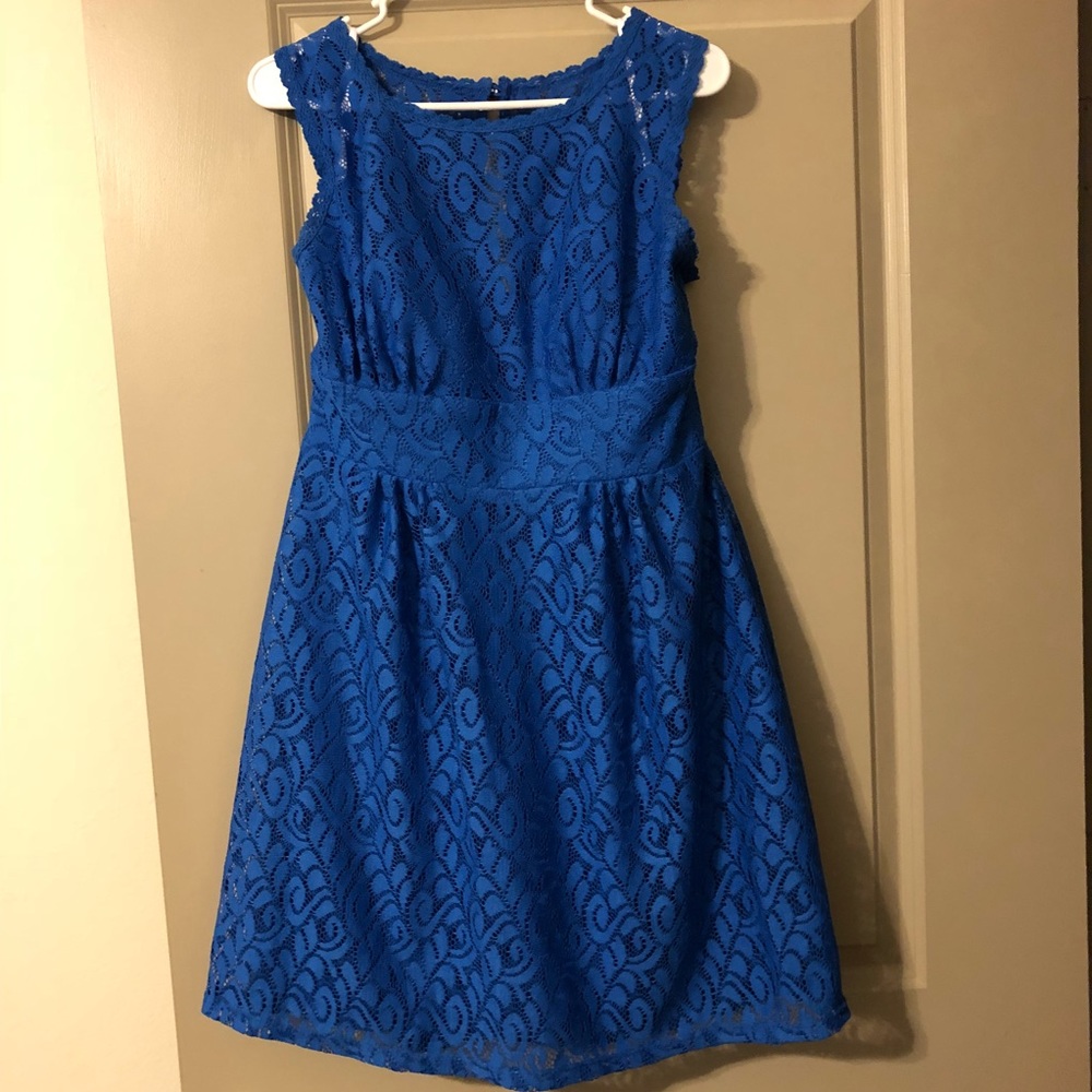 Blue Lace Dress!
